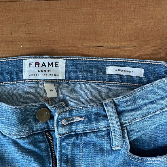 Frame denim Le High Straight - Size 28 - Picture 3 of 6